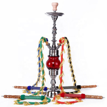 China factory wholesale 4 hose hookah metal narguile chicha hookah rotating hookah